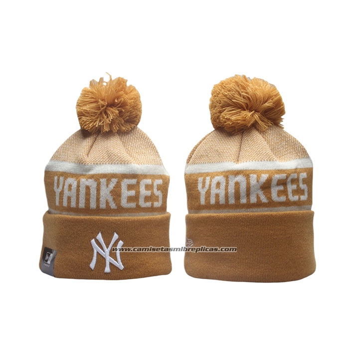 Gorro Beanie New York Yankees New Era Marron
